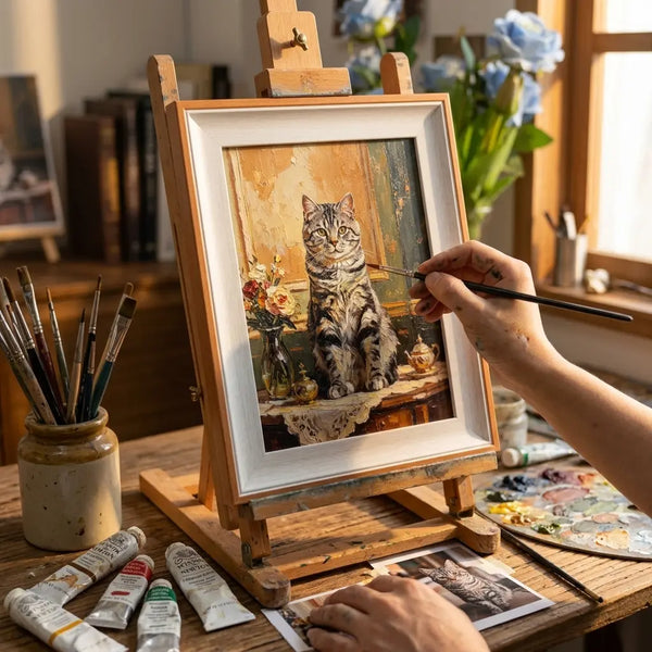Soulful Hand-Painted Art