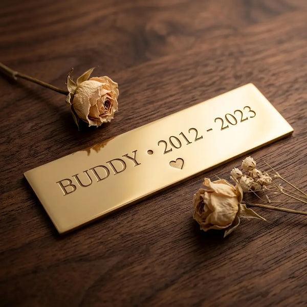 Custom Brass Plaque